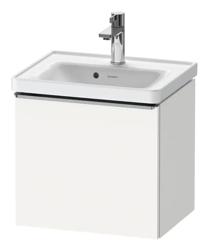 Preisreduziert Duravit D-Neo Waschtischunterschrank mit 1 Auszug Griff Edelstahl Gebürstet 484 x 440 x 372 mm - Weiß Matt