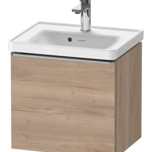 Abverkauf Duravit D-Neo Waschtischunterschrank mit 1 Auszug Griff Edelstahl Gebürstet 484 x 440 x 372 mm - Eiche Marmoriert Matt