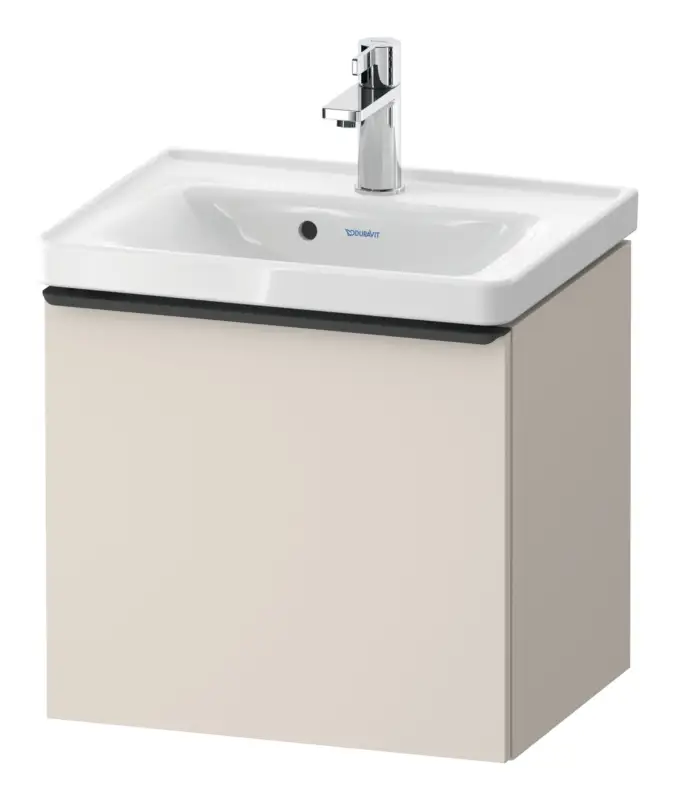 Top-Angebot Duravit D-Neo Waschtischunterschrank mit 1 Auszug Griff Diamantschwarz Matt 484 x 440 x 372 mm - Taupe Matt
