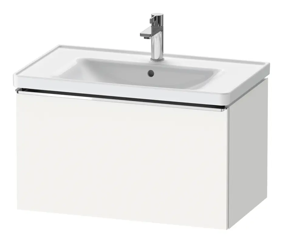 Duravit D-Neo Waschtischunterschrank mit 1 Auszug Griff Chrom Hochglanz 784 x 440 x 452 mm - Weiß Matt Sonderangebot