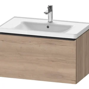 Sonderangebot Duravit D-Neo Waschtischunterschrank mit 1 Auszug Griff Diamantschwarz Matt 784 x 440 x 452 mm - Eiche Marmoriert Matt