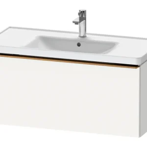 Top-Seller Duravit D-Neo Waschtischunterschrank mit 1 Auszug Griff Bronze Gebürstet 984 x 440 x 452 mm - Weiß Matt