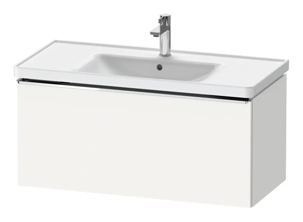 Duravit D-Neo Waschtischunterschrank mit 1 Auszug Griff Chrom Hochglanz 984 x 440 x 452 mm - Weiß Matt Heißes Angebot