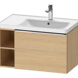 Super-Preis Duravit D-Neo Waschtischunterschrank mit 1 Auszug und 2 Fächern links Griff Chrom Hochglanz 784 x 440 x 452 mm - Eiche Natur Matt