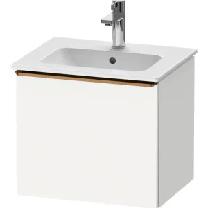 Ausverkauf Duravit D-Neo Waschtischunterschrank mit 1 Auszug Griff Bronze Gebürstet 510 x 440 x 402 mm - Weiß Matt