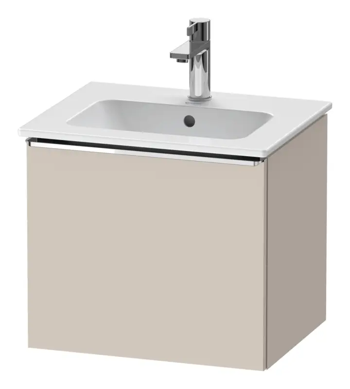 Versand Am Gleichen Tag Duravit D-Neo Waschtischunterschrank mit 1 Auszug Griff Chrom Hochglanz 510 x 440 x 402 mm - Taupe Matt
