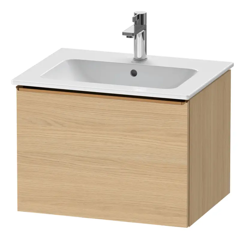 Sichere Zahlung Duravit D-Neo Waschtischunterschrank mit 1 Auszug Griff Bronze Gebürstet 610 x 440 x 462 mm - Eiche Natur Matt