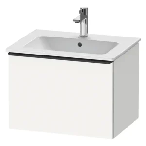 Sonderangebot Duravit D-Neo Waschtischunterschrank mit 1 Auszug Griff Diamantschwarz Matt 610 x 440 x 462 mm - Weiß Matt