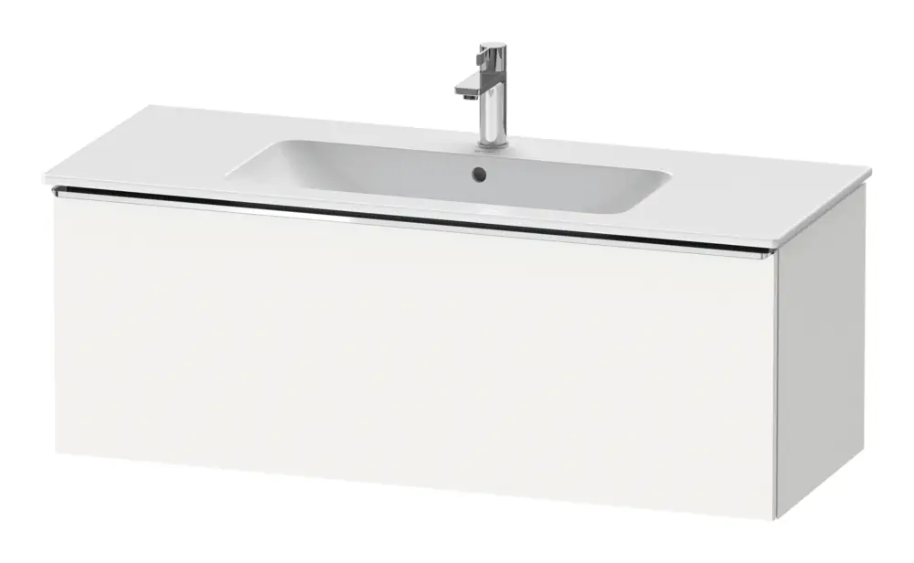 Sonderangebot Duravit D-Neo Waschtischunterschrank mit 1 Auszug Griff Chrom Hochglanz 1210 x 440 x 462 mm - Weiß Matt