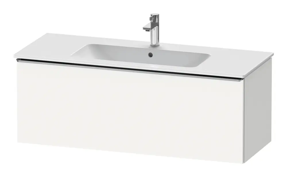Angebot Duravit D-Neo Waschtischunterschrank mit 1 Auszug Griff Edelstahl Gebürstet 1210 x 440 x 462 mm - Weiß Matt