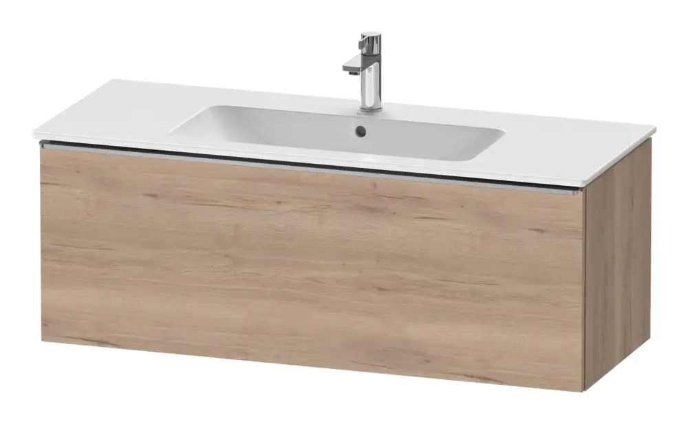 Duravit D-Neo Waschtischunterschrank mit 1 Auszug Griff Edelstahl Gebürstet 1210 x 440 x 462 mm - Eiche Marmoriert Matt Sofort Bestellen