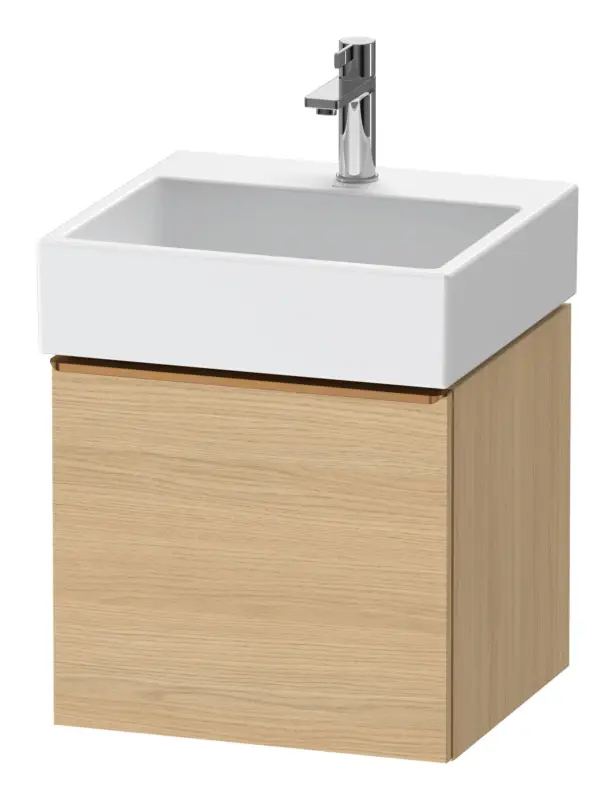 Begrenztes Angebot Duravit D-Neo Waschtischunterschrank mit 1 Auszug Griff Bronze Gebürstet 484 x 440 x 442 mm - Eiche Natur Matt