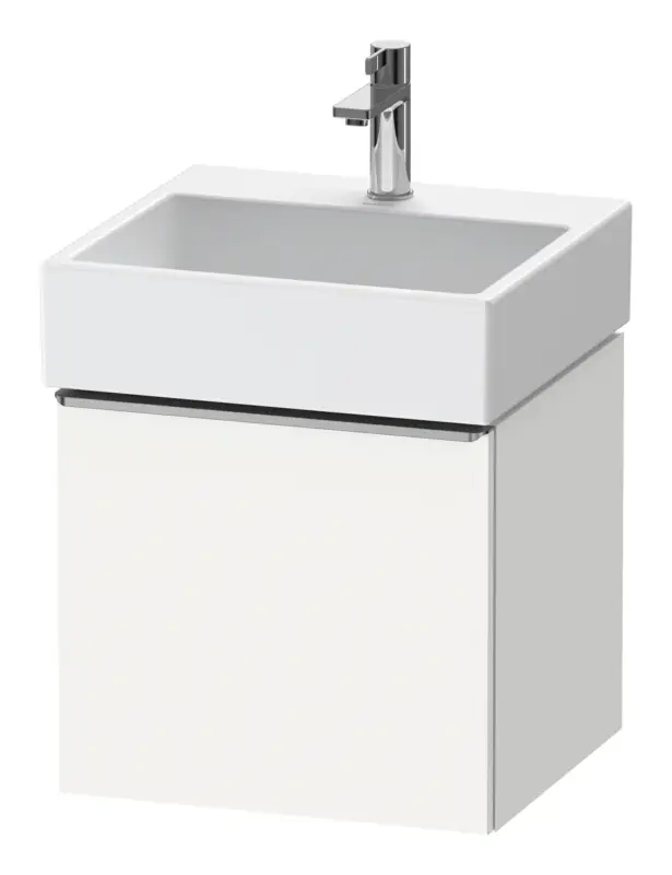 Must-Have Duravit D-Neo Waschtischunterschrank mit 1 Auszug Griff Edelstahl Gebürstet 484 x 440 x 442 mm - Weiß Matt