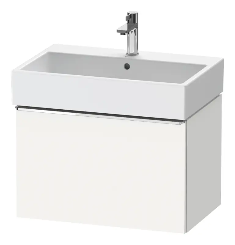 Duravit D-Neo Waschtischunterschrank mit 1 Auszug Griff Chrom Hochglanz 684 x 440 x 442 mm - Weiß Matt Neu