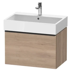 Top-Seller Duravit D-Neo Waschtischunterschrank mit 1 Auszug Griff Diamantschwarz Matt 684 x 440 x 442 mm - Eiche Marmoriert Matt