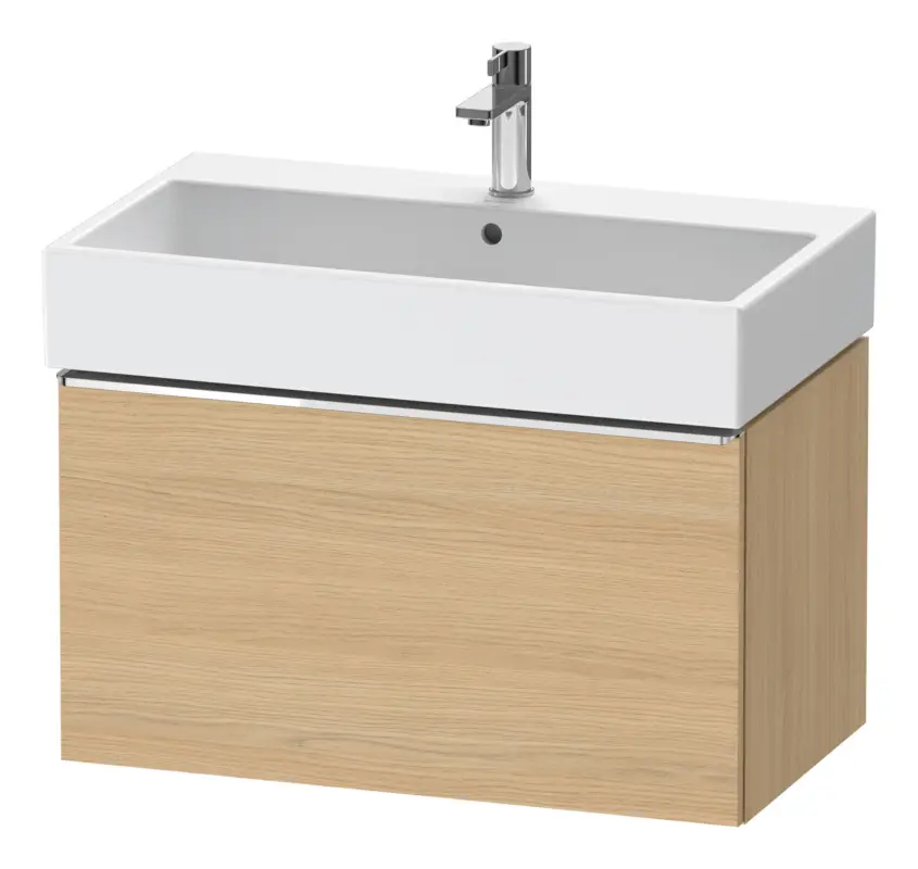 Sichere Zahlung Duravit D-Neo Waschtischunterschrank mit 1 Auszug Griff Chrom Hochglanz 784 x 440 x 442 mm - Eiche Natur Matt