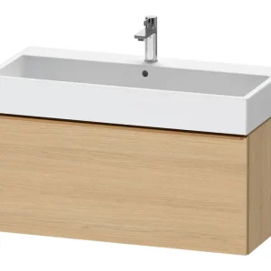 Super-Preis Duravit D-Neo Waschtischunterschrank mit 1 Auszug Griff Bronze Gebürstet 984 x 440 x 442 mm - Eiche Natur Matt