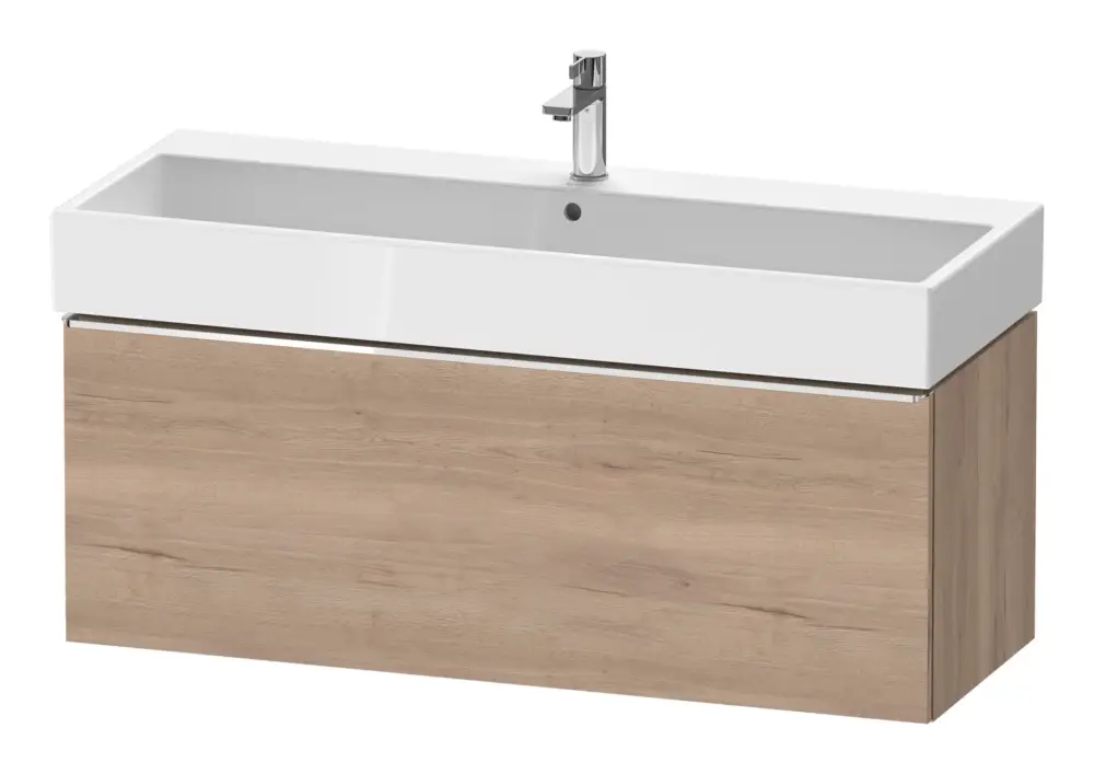 Duravit D-Neo Waschtischunterschrank mit 1 Auszug Griff Chrom Hochglanz 1184 x 440 x 442 mm - Eiche Marmoriert Matt Saisonangebot