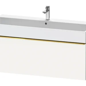 Top-Seller Duravit D-Neo Waschtischunterschrank mit 1 Auszug Griff Gold Poliert 1184 x 440 x 442 mm - Weiß Matt
