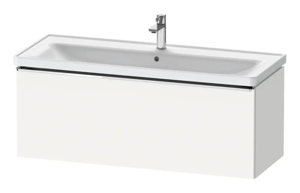 Sonderaktion Duravit D-Neo Waschtischunterschrank mit 1 Auszug Griff Chrom Hochglanz 1184 x 440 x 452 mm - Weiß Matt
