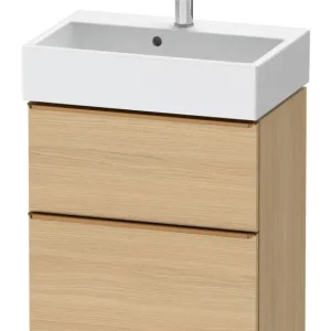 Top-Preis Duravit D-Neo Waschtischunterschrank mit 2 Auszügen Griff Bronze Gebürstet 584 x 625 x 372 mm - Eiche Natur Matt