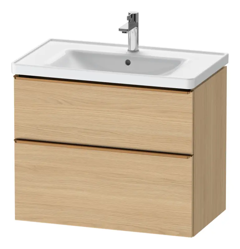 Solange Der Vorrat Reicht Duravit D-Neo Waschtischunterschrank für 236780 mit 2 Auszügen Griff Bronze Gebürstet 784 x 625 x 452 mm - Eiche Natur Matt