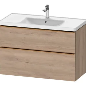 Angebot Duravit D-Neo Waschtischunterschrank mit 2 Auszügen Griff Bronze Gebürstet 984 x 625 x 452 mm - Eiche Marmoriert Matt