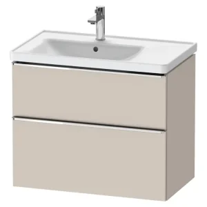 Angebot Duravit D-Neo Waschtischunterschrank für 236980 mit 2 Auszügen Griff Chrom Hochglanz 784 x 625 x 452 mm - Taupe Matt