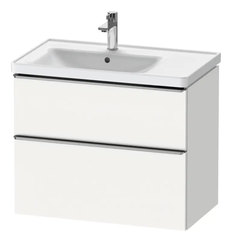 Duravit D-Neo Waschtischunterschrank für 236980 mit 2 Auszügen Griff Edelstahl Gebürstet 784 x 625 x 452 mm - Weiß Matt Günstig