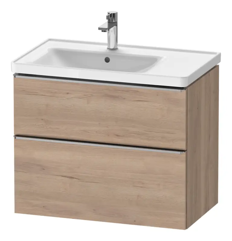 Solange Der Vorrat Reicht Duravit D-Neo Waschtischunterschrank für 236980 mit 2 Auszügen Griff Edelstahl Gebürstet 784 x 625 x 452 mm - Eiche Marmoriert Matt