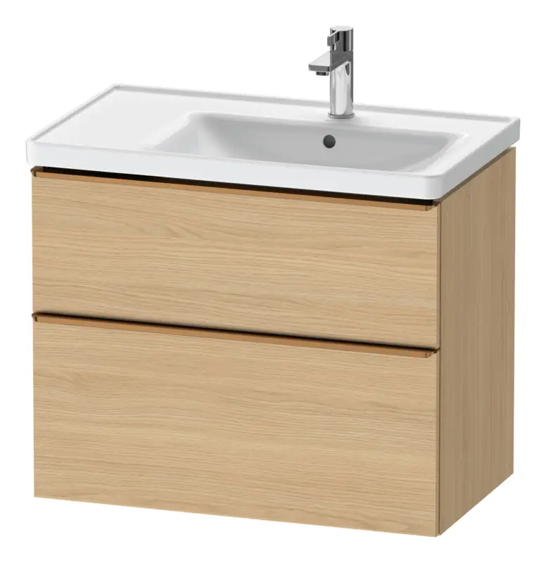 Duravit D-Neo Waschtischunterschrank für 237080 mit 2 Auszügen Griff Bronze Gebürstet 784 x 625 x 452 mm - Eiche Natur Matt Direkt Vom Hersteller