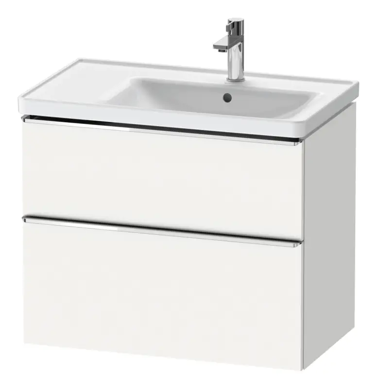 Sale Duravit D-Neo Waschtischunterschrank für 237080 mit 2 Auszügen Griff Chrom Hochglanz 784 x 625 x 452 mm - Weiß Matt