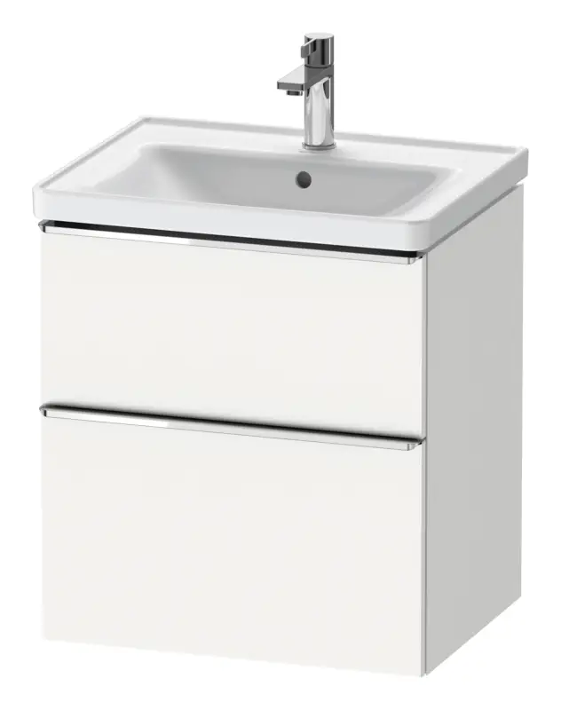 Knallerangebot Duravit D-Neo Waschtischunterschrank mit 2 Auszügen Griff Chrom Hochglanz 584 x 625 x 452 mm - Weiß Matt