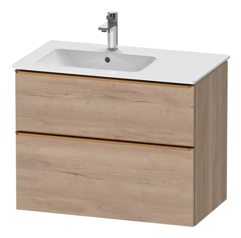 Direkt Vom Hersteller Duravit D-Neo Waschtischunterschrank für 234583 mit 2 Auszügen Griff Bronze Gebürstet 810 x 625 x 462 mm - Eiche Marmoriert Matt