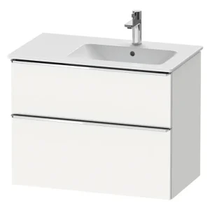 Top-Preis Duravit D-Neo Waschtischunterschrank mit 2 Auszügen Griff Chrom Hochglanz 810 x 625 x 462 mm - Weiß Matt