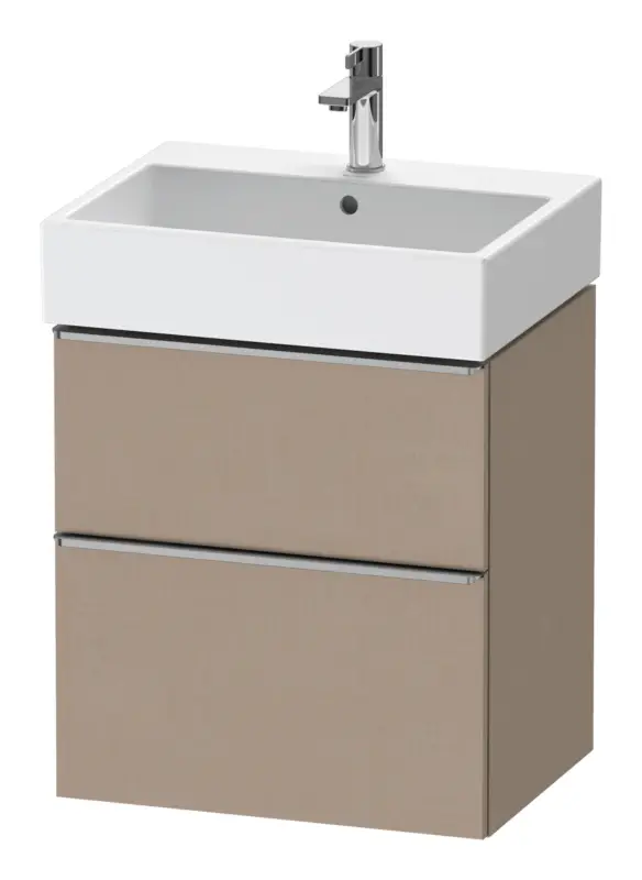 Duravit D-Neo Waschtischunterschrank mit 2 Auszügen Griff Edelstahl Gebürstet 584 x 625 x 442 mm - Leinen Matt Jetzt Bestellen