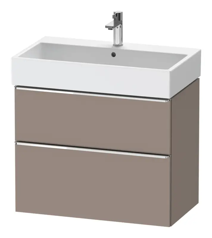 Duravit D-Neo Waschtischunterschrank mit 2 Auszügen Griff Chrom Hochglanz 784 x 625 x 442 mm - Basalt Matt Billig