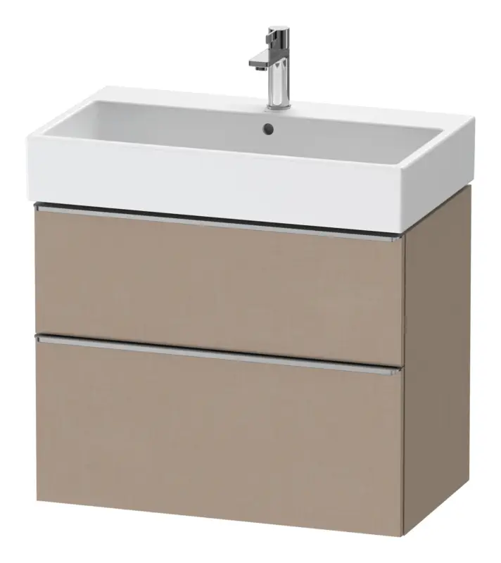 Bestseller Duravit D-Neo Waschtischunterschrank mit 2 Auszügen Griff Edelstahl Gebürstet 784 x 625 x 442 mm - Leinen Matt