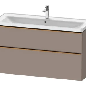 Begrenztes Angebot Duravit D-Neo Waschtischunterschrank mit 2 Auszügen Griff Bronze Gebürstet 1184 x 625 x 452 mm - Basalt Matt