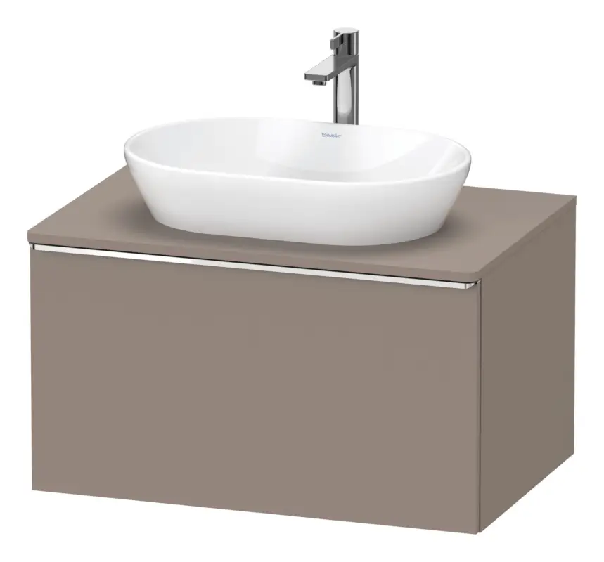 Meistverkauft Duravit D-Neo Konsolenwaschtischunterschrank mit 1 Auszug Griff Chrom Hochglanz 800 x 459 x 550 mm - Basalt Matt