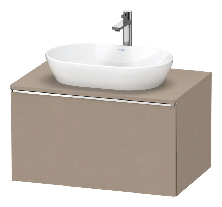 Duravit D-Neo Konsolenwaschtischunterschrank mit 1 Auszug Griff Chrom Hochglanz 800 x 459 x 550 mm - Leinen Matt Jetzt Kaufen
