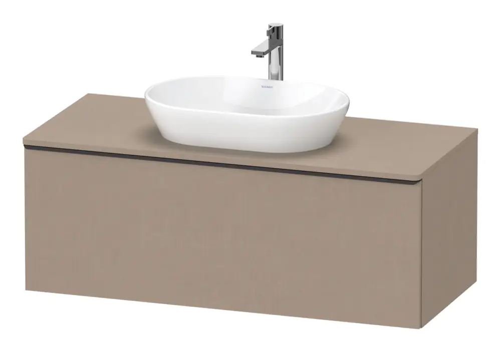 Duravit D-Neo Konsolenwaschtischunterschrank mit 1 Auszug Griff Diamantschwarz Matt 1200 x 459 x 550 mm - Leinen Matt Jetzt Bestellen
