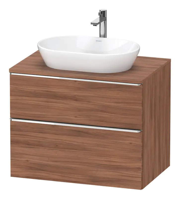 Knallerangebot Duravit D-Neo Konsolenwaschtischunterschrank mit 2 Auszügen Griff Chrom Hochglanz 800 x 644 x 550 mm - Nussbaum Matt
