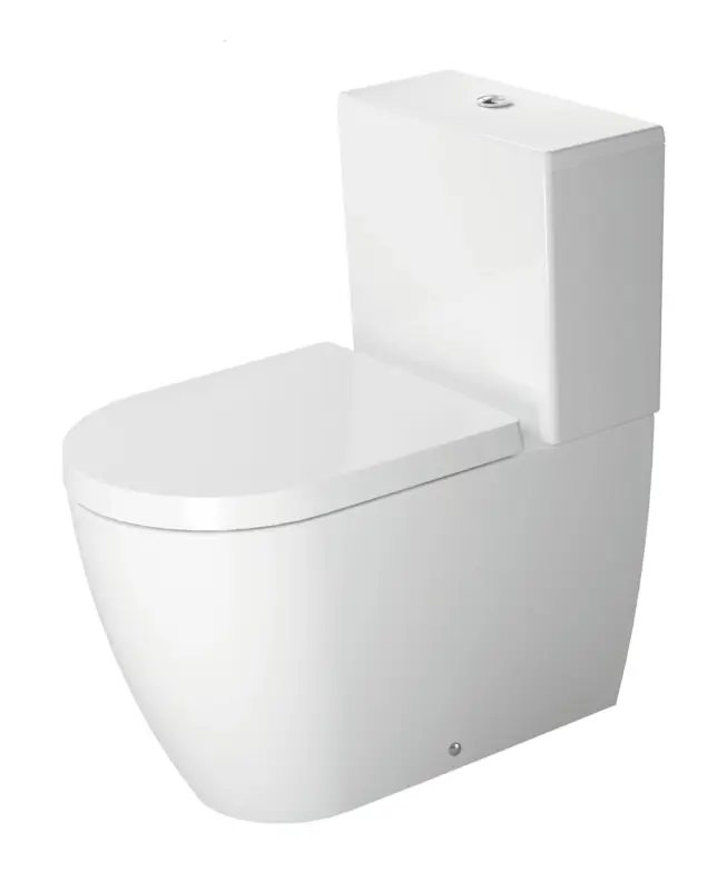 Saisonangebot Duravit ME by Starck Tiefspül-WC für Kombination bodenstehend 370 x 650 mm - Weiß Hochglanz mit DuraShield