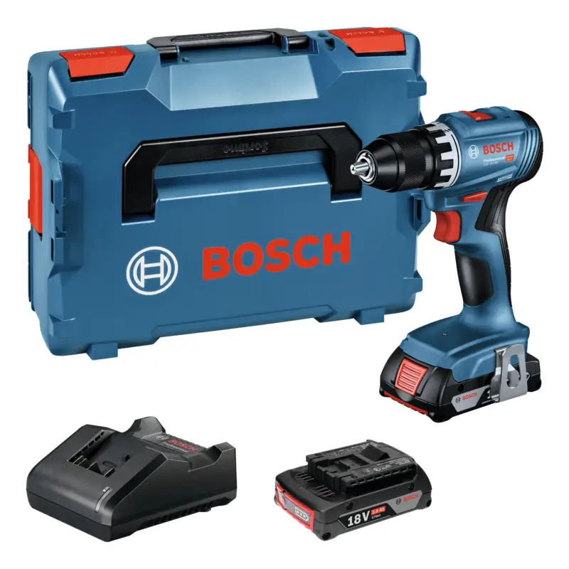 Bosch Professional Akku-Bohrschrauber GSR 18V-45 mit 2x Akku 2 Ah - in L-BOXX 136 Rabatt