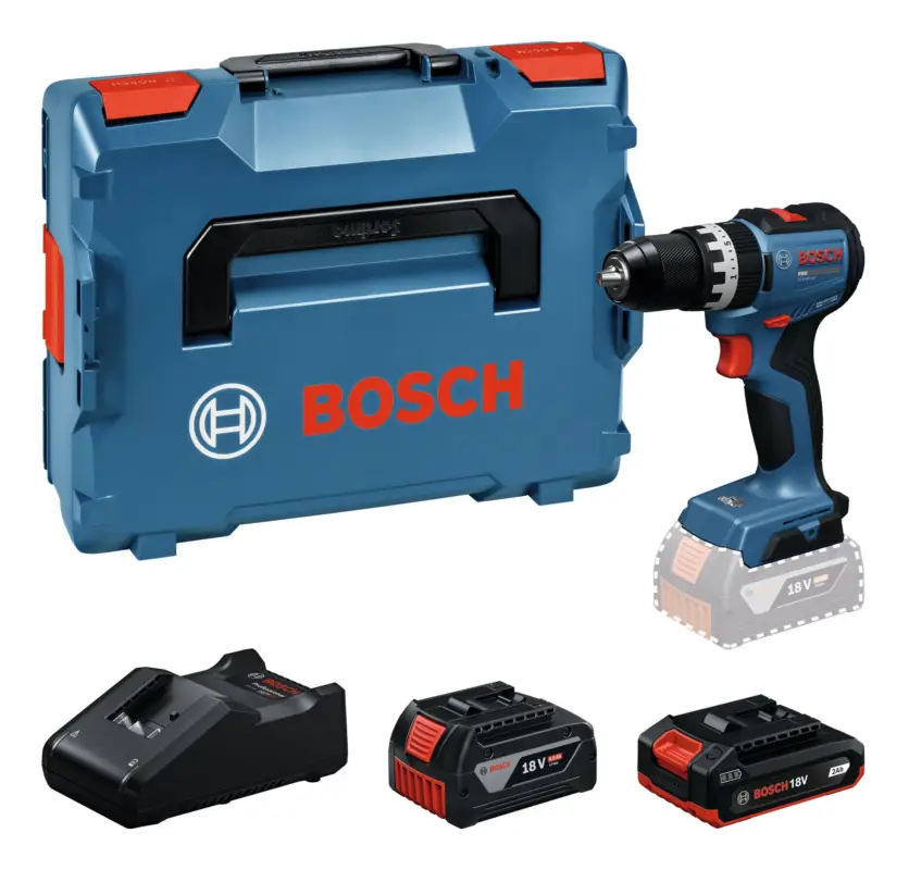 Bosch Professional Akku-Schlagbohrschrauber GSB 18V-52 mit 2x Akku 2 Ah/4 Ah - in L-BOXX 136 Direkt Vom Hersteller