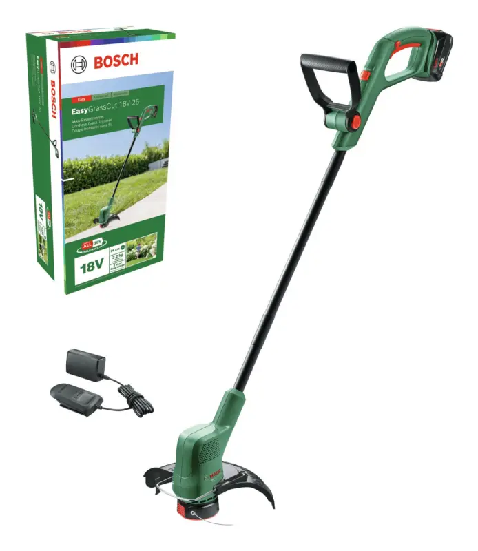 Bosch Garten Akku-Rasentrimmer EasyGrassCut 18V-26 mit 1x Akku 2,5 Ah - im Karton Bestpreis