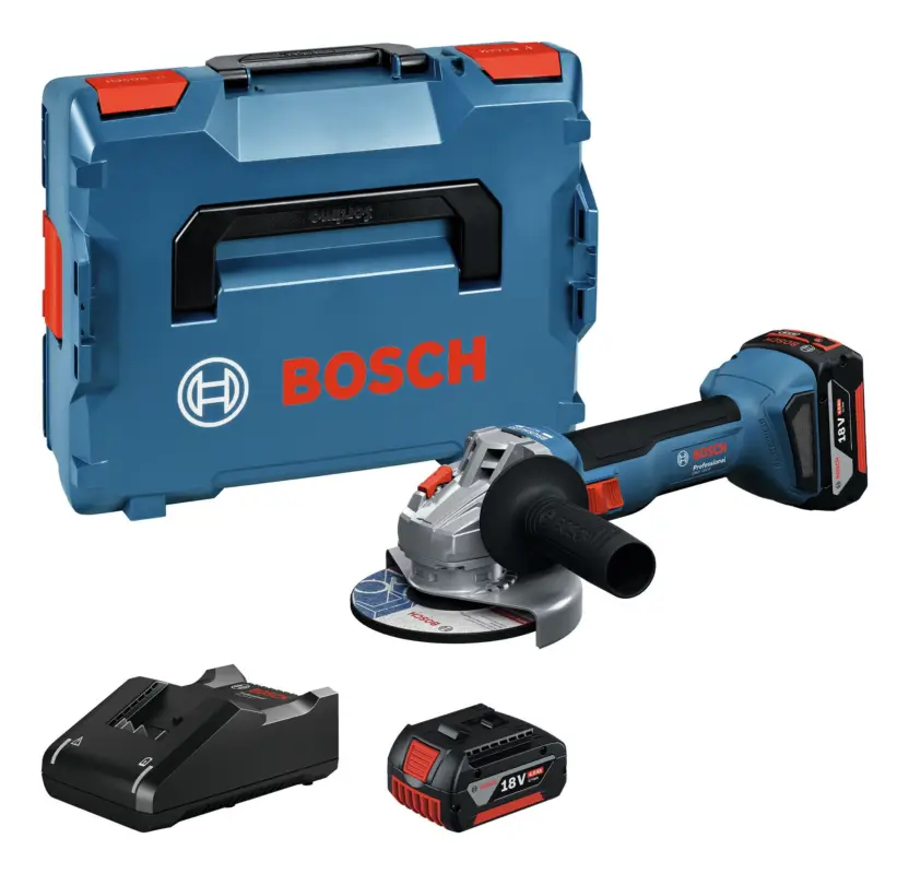 Sale Bosch Professional Akku-Winkelschleifer GWS 18V-8 mit 2x Akku 5 Ah - in L-BOXX 136