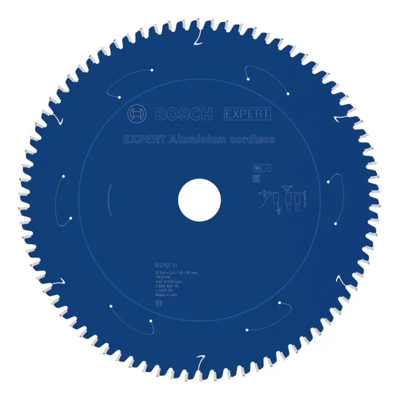 Direkt Vom Hersteller Bosch Expert Aluminium cordless Kreissägeblatt, 254 x 30 mm, 78 Zähne