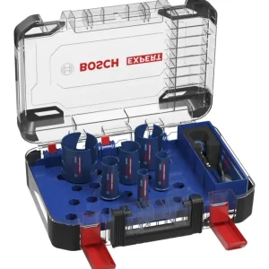 Ausverkauf Bosch Expert Construction Material Power Change Plus-Lochsägen-Set, 10-teilig